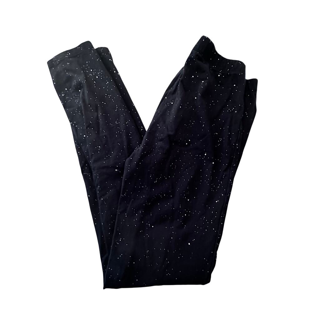Gap Kids Galaxy Blue Sparkle Leggings - Size Medium